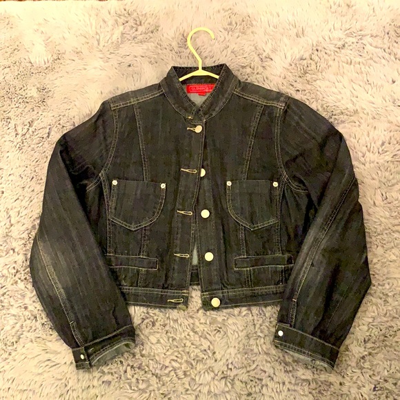 GREY DENIM JEAN JACKET - Picture 3 of 7